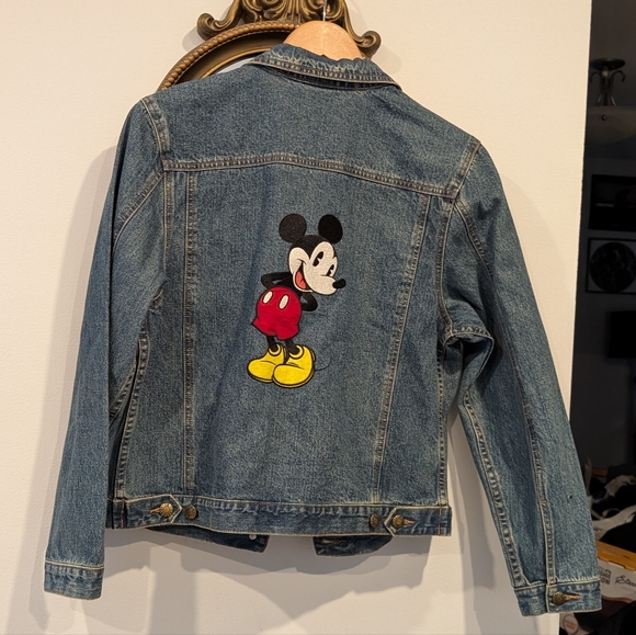 Disney Jackets & Blazers - Vintage Disney denim Mickey jacket